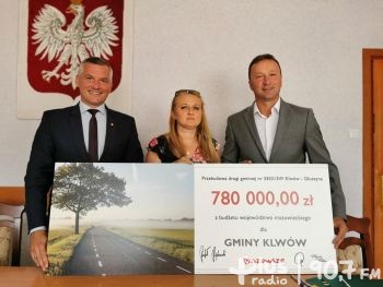 Prawie 800 tys. zł dla gminy Klwów