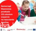 Samorząd Mazowsza i UE pomogą 233 szkołom w zdalnym nauczaniu