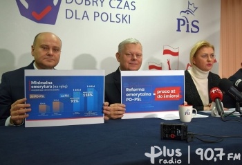 Radomscy politycy PiS krytycznie o reformie emerytalnej rządu PO-PSL