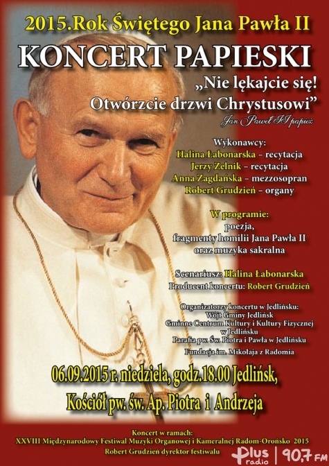 Koncert papieski w Jedlińsku