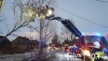 Skarżysko-Kamienna: Strażacy podsumowali burzę śnieżną