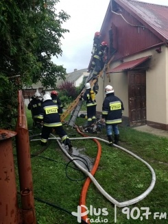 Pożar domu w Paskosławiu