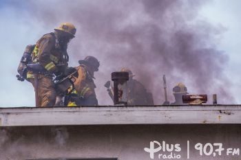 Strażak OSP ofiarą pożaru w Wysokinie (gm. Odrzywół)