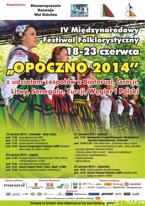 Międzynarodowy festiwal w Opocznie