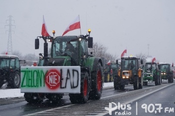 Protest rolników na ulicach Radomia