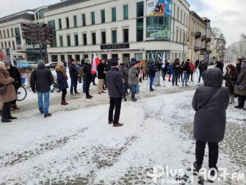 Młodzież Wszechpolska i Konfederacja protestowała przeciwko segregacji sanitarnej