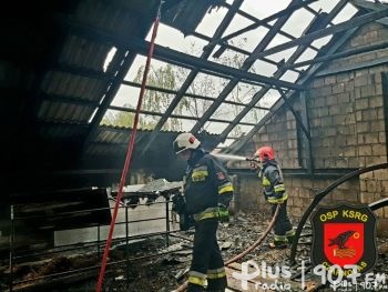 Zwarcie prawdopodobną przyczyną pożaru w Chechłach