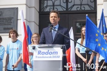 Kandydat na Prezydenta RP Rafał Trzaskowski w Radomiu