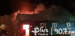 Płonął drewniany dom w Modrzejowicach