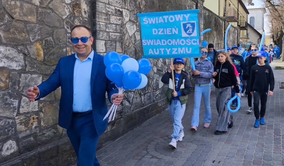 Niebieski marsz przeszedł ulicami Opoczna