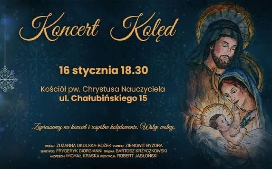 Koncert kolęd w parafii Chrystusa Nauczyciela