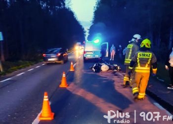 Wypadek motocyklisty w Siczkach koło Radomia