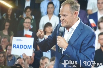 Donald Tusk rozpoczął kampanię wyborczą w Radomiu