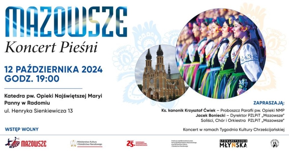 Tydzień Kultury Chrześcijańskiej z zespołem Mazowsze