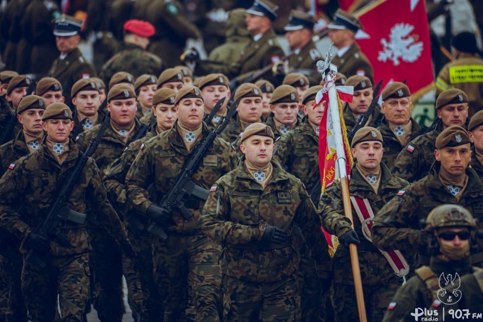 Terytorialsi z Radomia na Centralnych Obchodach Narodowego Święta Niepodległości