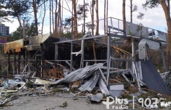 W Buczy został zniszczony salon partnerski firmy ze Wsoli