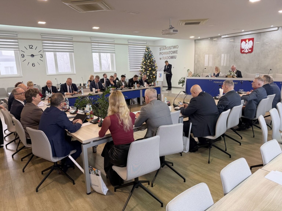 Powiat radomski z budżetem na 2026 rok.