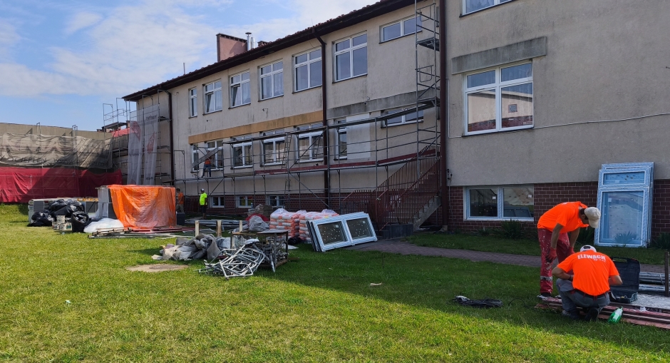Termomodernizacja szkoły, świetlic i oczyszczalni
