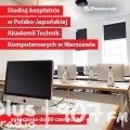 Bezpłatne miejsca w Polsko-Japońskiej Akademii Technik Komputerowych