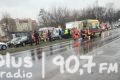 Zderzenie czterech aut przy ulicy Limanowskiego w Radomiu