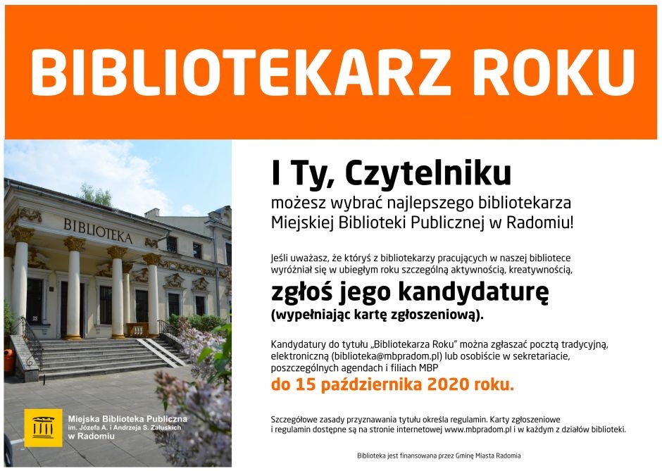 Wybierz Bibliotekarza Roku!