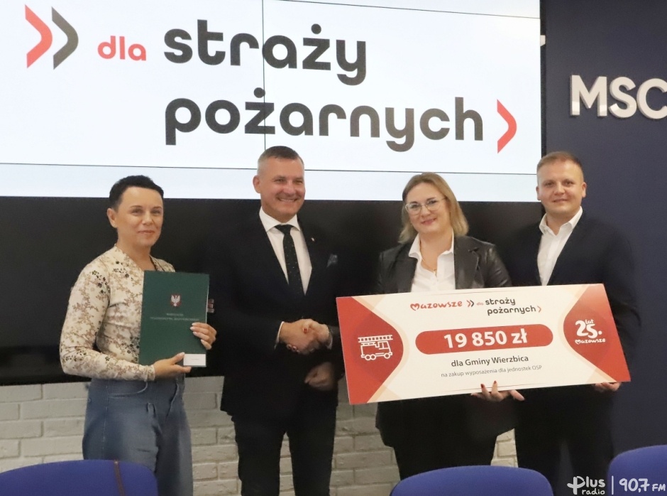 Strażacy z powiatów lipskiego i radomskiego ze wsparciem sejmiku woj. mazowieckiego