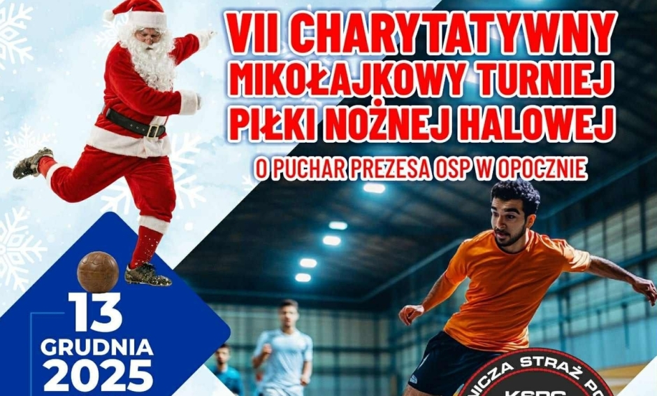Mikołajkowy turniej o puchar prezesa OSP w Opocznie