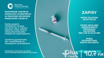 Radomskie Centrum Onkologii prowadzi zapisy na szczepienia dla pacjentów onkologicznych