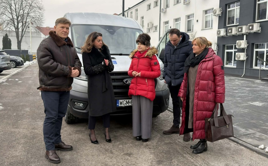 Nowy bus dla niepełnosprawnych pojechał do Skaryszewa