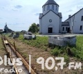 Nowe ogrodzenie na terenie kaplicy w Jedlni-Kolonia