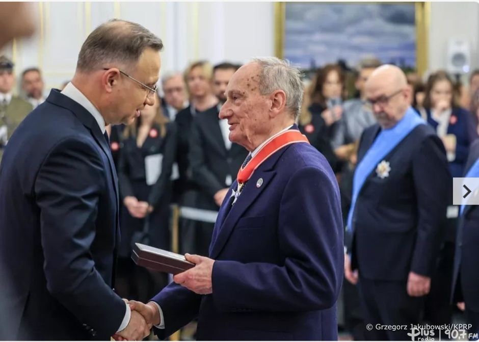 Krzyż Komandorski Orderu Odrodzenia Polski dla Jana Rejczaka