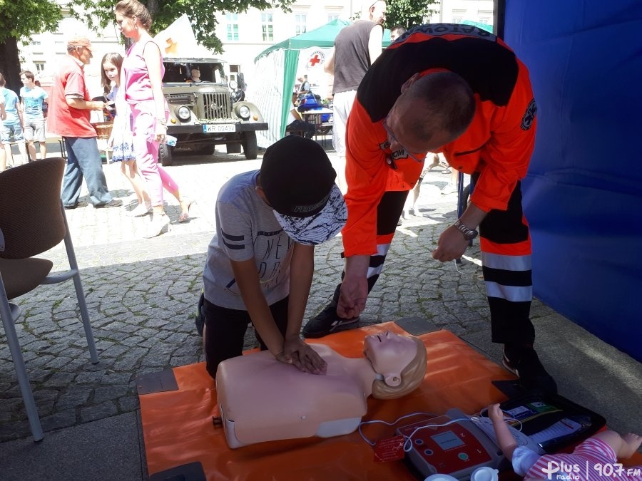 Piknik Zdrowia i Motoserce na deptaku