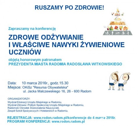 Dyskusja o zdrowym żywieniu w Radomiu!