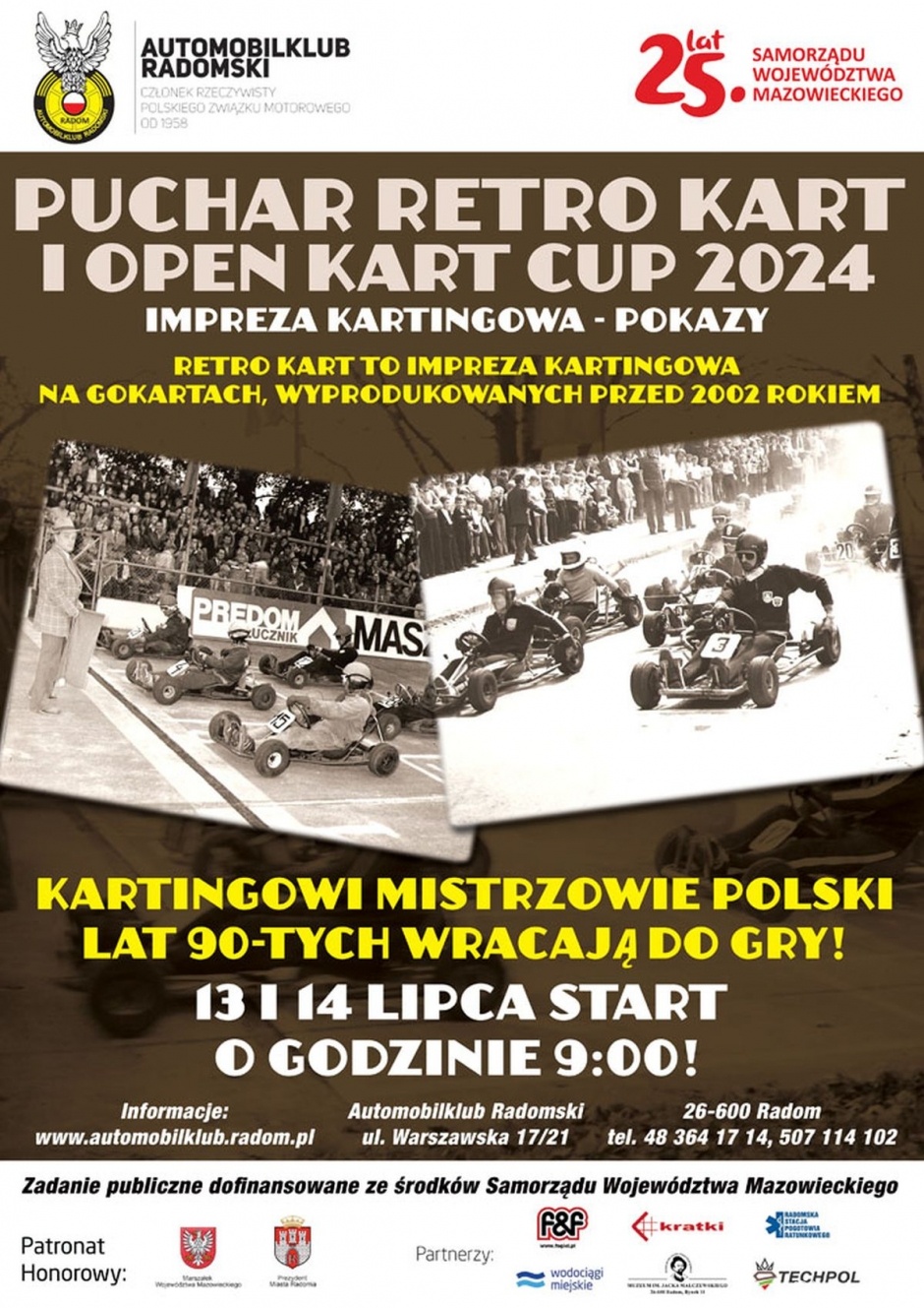 Odbędzie się Puchar Retro Kart i Puchar Open Kart Cup