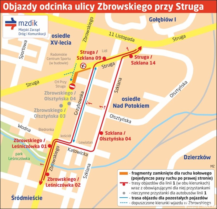 Będą objazdy