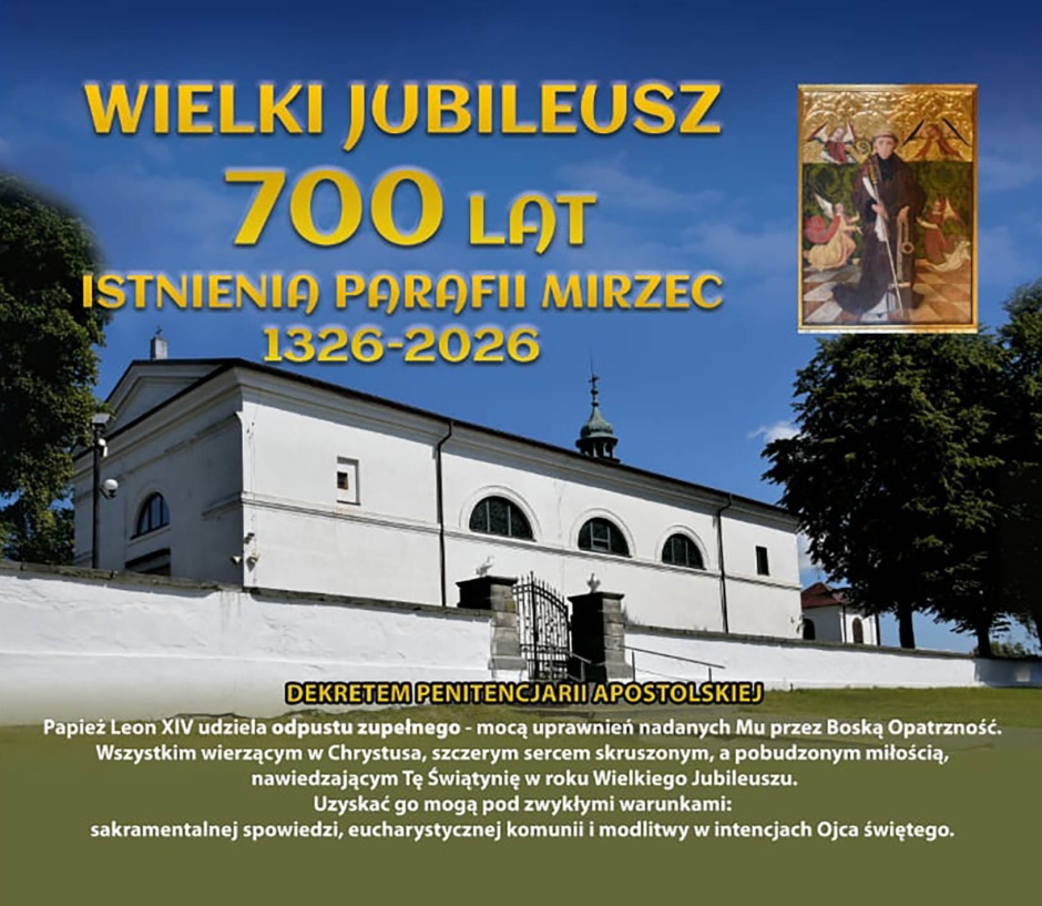 Diecezja radomska: 700 lat parafii Mirzec