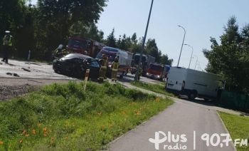 Autobus, bus i osobówka zderzyły się w Makowcu