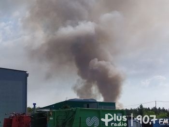[AKTUALIZACJA] Duży pożar wysypiska śmieci na Wincentowie. Sytuacja opanowana