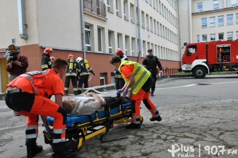 Pożar w szpitalu w Opocznie