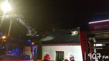 Pożar domu w Głogowie nad Zalewem Domaniowskim