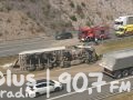 Szydłowiec: Ciężarówka przewróciła się na S7