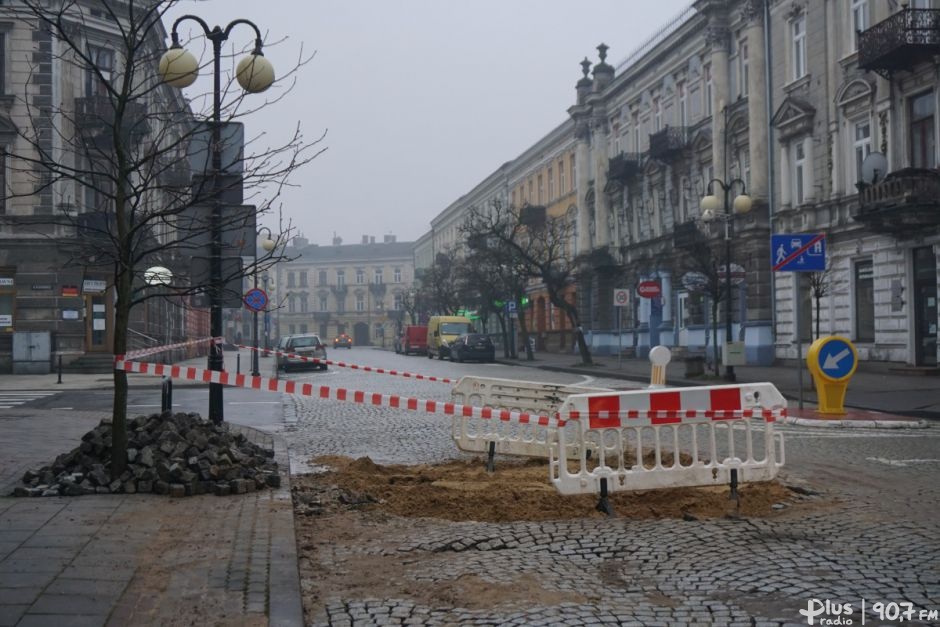 Była awaria, teraz stoi barierka