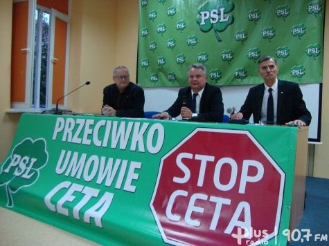 PSL nie chce CETA. Spotkanie
