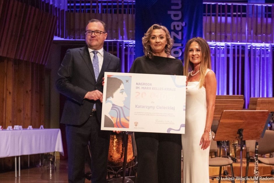 Katarzyna Cielecka z nagrodą im. Marii Kelles-Krauz