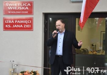 Kolonia Ossa: świetlica i izba pamięci ks. Jana Ziei już otwarte!