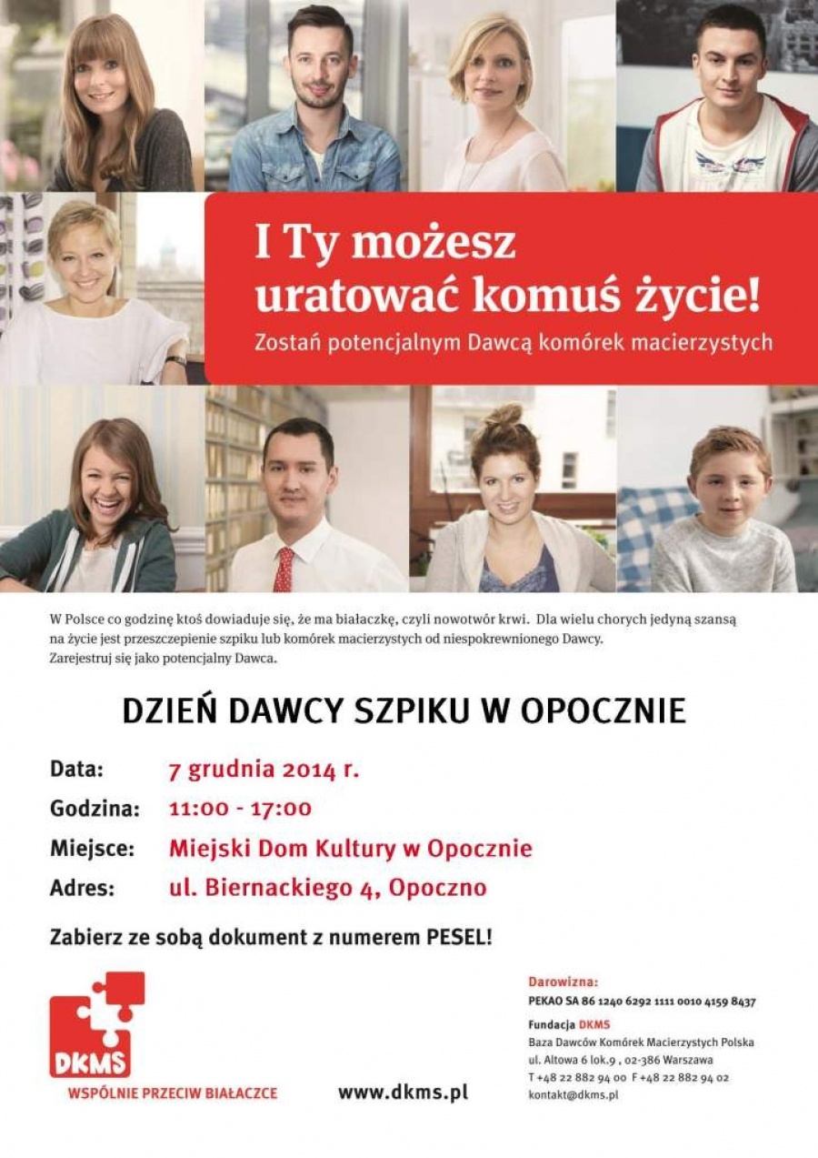 Zostań dawcą szpiku