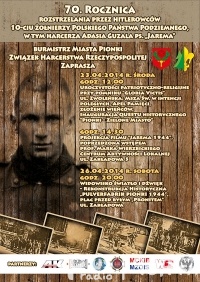 Hołd dla rozstrzelanych w Pionkach