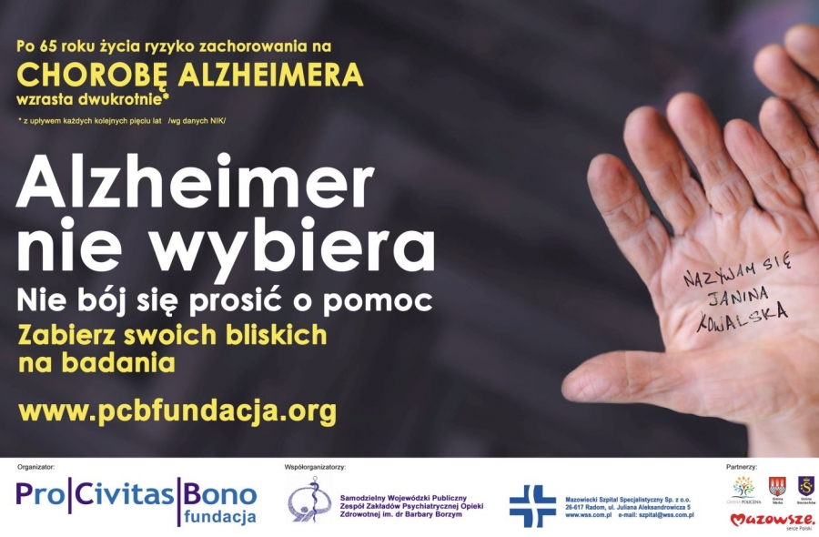Chorzy na Alzheimera dostaną pomoc