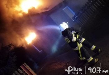 Pożar poddasza w Sulborowicach (gm. Fałków)