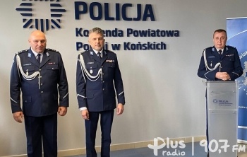 Nowy komendant policji w Końskich